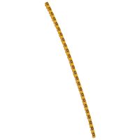 CAB3 - Markers for terminal blocks and wiring 0.15 to 0.5mm² black letters on yellow background 0.15-0.5mm² letter O pack of 300