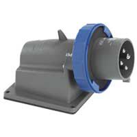 HYPRA - IEC industrial IP66/67 surface appliance inlet 2P+E 240V a.c. 32A grey