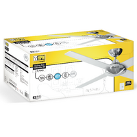 HPM Inspire Plywood 4 Blades Hangsure Ceiling Fan 1220mm 48 Silver