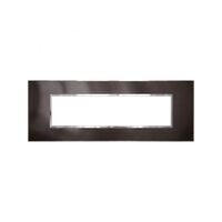 ARTEOR Square 8 Module Coverplate Brushed Black