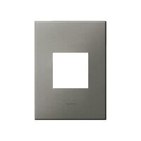 ARTEOR Square 2 Module Vertical Coverplate Magnesium