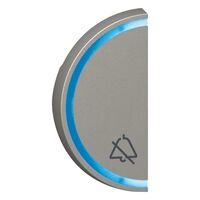 Arteor hotel equipment - BUS/SCS - Round key cover - DO NOT DISTURB+PLEASE CLEAN THE ROOM - magnesium