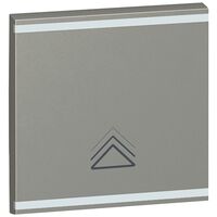 Arteor - MyHOME - Square key cover BUS/SCS - dimmer symbol - 2 modules - magnesium