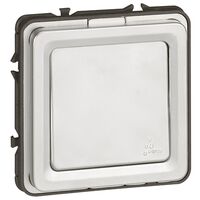 Soliroc - Rocker switch mechanism 2 way IP55 IK10 10A 250V a.c. magnesium