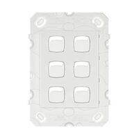 Arteor 770 series - Vertical rocker switch - Single Pole Double Throw 6 gang 2 way 16A 240V a.c. white