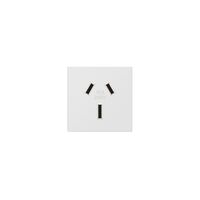 Arteor modular - Single powerpoint mechanism 1 gang 15A 240V a.c. autoswitch white
