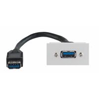 Arteor modular - USB socket/mechanism v3 1 module white