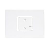 ARTEOR with NETATMO - Wireless Night/Day Scenarios - Horizontal - 1 Gang 2 Module - White