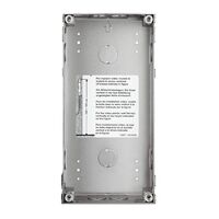 Bticino Sfera Robur 2 Module Steel Tear-Resistant Flush Mount Box