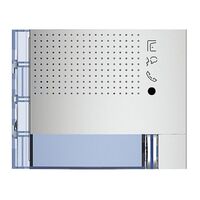 Bticino Sfera New 1 Pushbutton Audio Speaker Module front Cover Allmetal