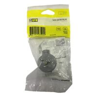 HPM 10A 3 Pins Side Entry Plug Top Grey