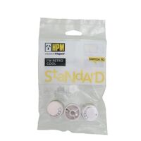 HPM Excel & Linea Dimmer & Fan Knob White - 3 Pack