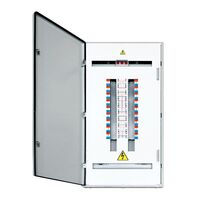 DEFENDER S - 18 POLE DISTRIBUTION BOARD 250A 2 DIN IP42 GREY