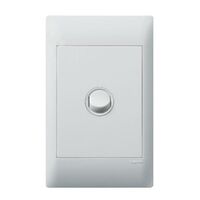Excel Life - Common plate - Vertical rocker switch - Single Pole Double Throw 1 gang 16AX 240V a.c. white