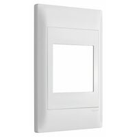 Excel Life - Common Plate - Grid & Plate for 2 x Arteor Modules White 45x45mm