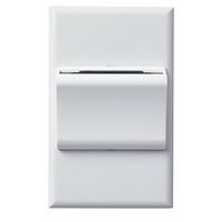 Excel Life - Common plate - Hospitality key fob switch 30s time delay 1 gang 240V a.c. white