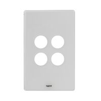 Excel Life Switch Coverplate 4 Gang Ice