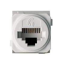 Excel Life - Phone socket/mechanism Cat3 white