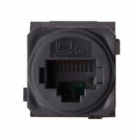 Excel Life - RJ45 socket/mechanism Cat5e UTP 8 contacts black