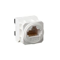 Excel Life - RJ45 socket/mechanism Cat6 UTP 8 contacts white