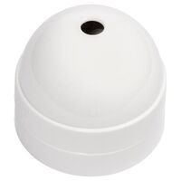 Ceiling rose latching cover white 68mm mounting base 4 terminals
