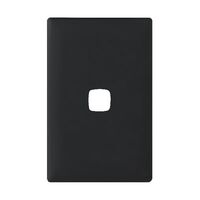 Linea - Coverplate 1 gang soft touch midnight dash
