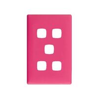 Linea Coverplate 5 gang bubblegum