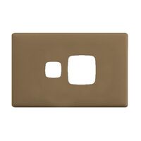 Linea Powerpoint coverplate 1 gang ninja khaki