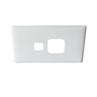 Linea - Powerpoint coverplate 1 gang white