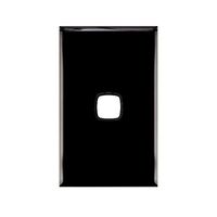 Excel - Grid & plate For 770 series mechanisms - 1 gang black