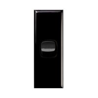 Excel - Architrave rocker switch - Single Pole Double Throw - 1 gang 2 way 10A 240V a.c. black
