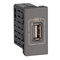 Legrand Arteor 1.5A Single USB Type A Charger Module Mechanism Magensium