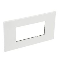 ARTEOR Square 4 Module Horizontal Coverplate White
