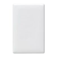 Linea - Blank coverplate white