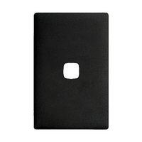 Linea - Coverplate 1 gang asphalt