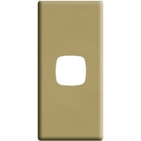 Linea Architrave coverplate 1 gang 5 oclock olive