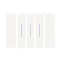 Bticino Living Now 10A 3 Gang Switch White