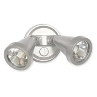 Nelson - Outdoor halogen floodlight - 200W Twin G9 floodlight IP44 silver