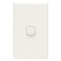 Excel - Vertical time delay switch 1s-239hr push start / push stop 3 wire 2400VA 240V a.c. NC contacts white