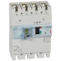 DPX³ 250 Thermal Magnetic MCCB with e.l.c.bs - Icu 36 kA - 400 V~ - 4P - 160 A
