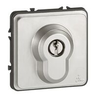 Soliroc Key switch mechanism IP54 IK10 6A 230V a.c. removable OFF magnesium