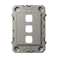 Arteor 770 series - Grid 3 Gang magnesium