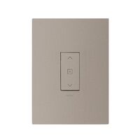 ARTEOR with NETATMO - Smart Roller Blind Switch Vertical - 1 Gang 1Module 3 Wire - Aluminium