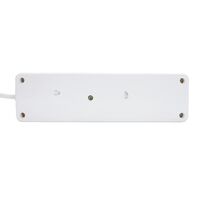 HPM General Purpose 175J 4 Outlet USB Charging Switched Powerboard White