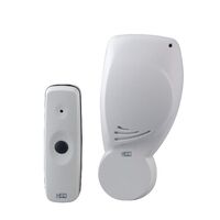 HPM Plug-In Wireless Door Chime 35m Range White