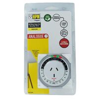 HPM 24h Easy Set Double Pole Analogue Security Timer