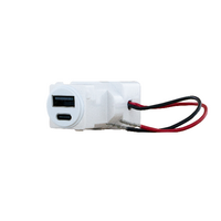 Excel Life Type A+C 15W USB Charger Mechanism White