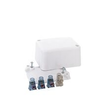 HPM 4 x 50A Terminals Junction Box 68x89x44mm White