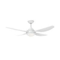 HPM Serene 4 Blade AC Ceiling Fan with Light 1220mm 48in White