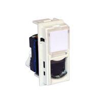 Bticino Living Now Cat6 UTP 1 Module Data Socket White